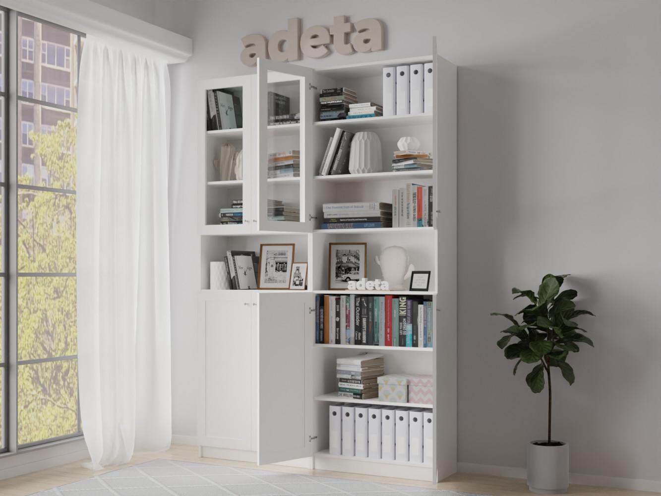 Книжный шкаф Билли 341 white ИКЕА (IKEA) изображение товара