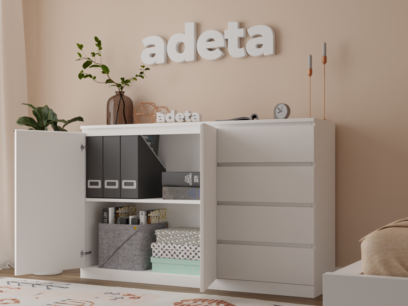 Комод Мальм 18 white ИКЕА (IKEA) изображение товара